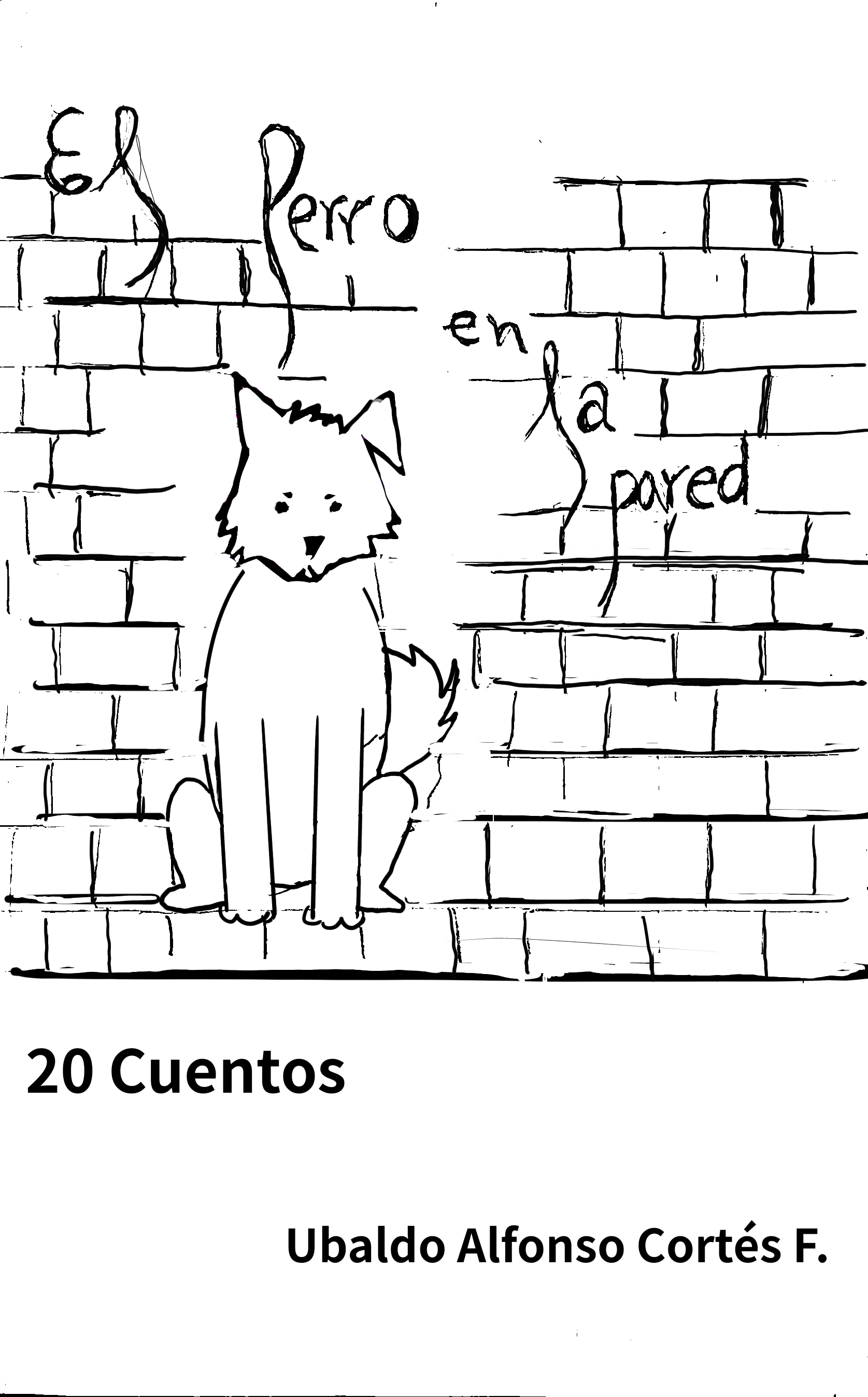 El perro en la pared